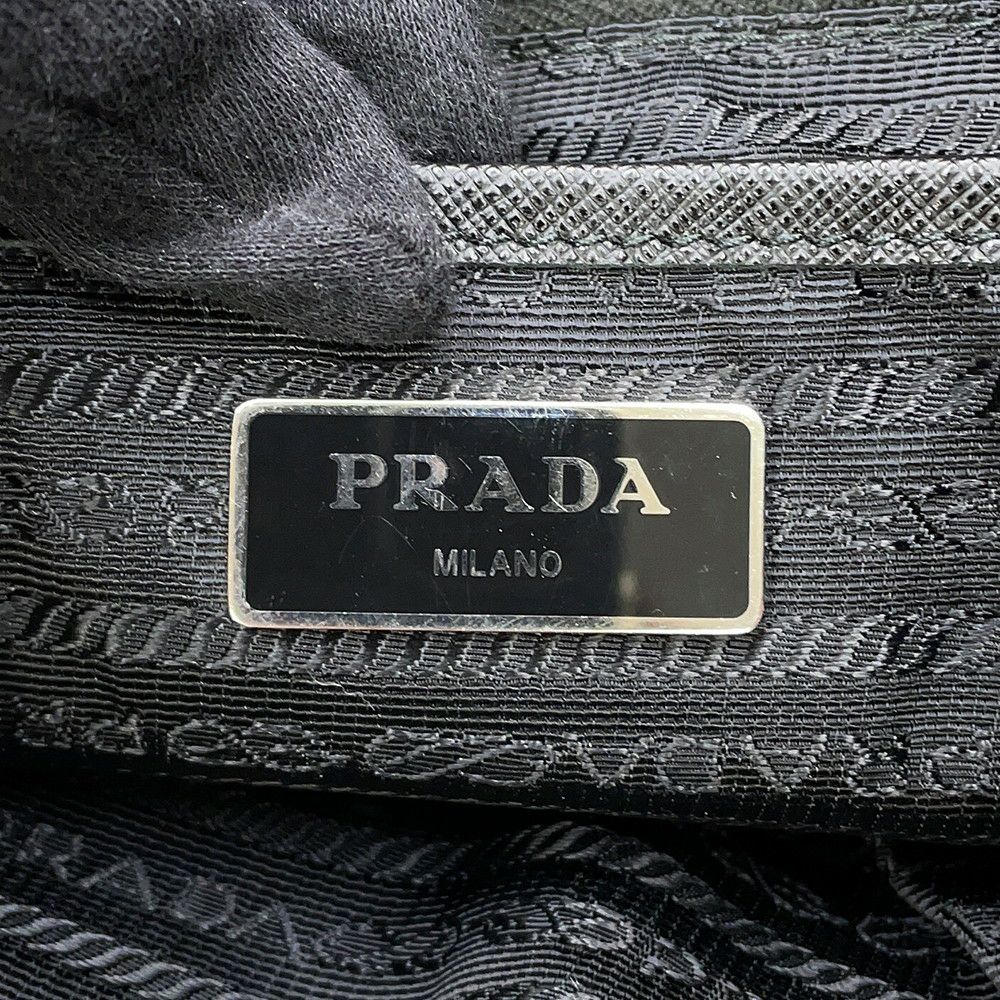 プラダ リュック ハート柄 ナイロン 1BZ006 PRADA バックパック バッグ 黒