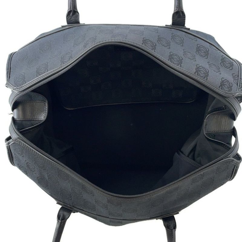 ロエベ ボストンバッグ アナグラム キャンバス LOEWE 黒 旅行 トラベル