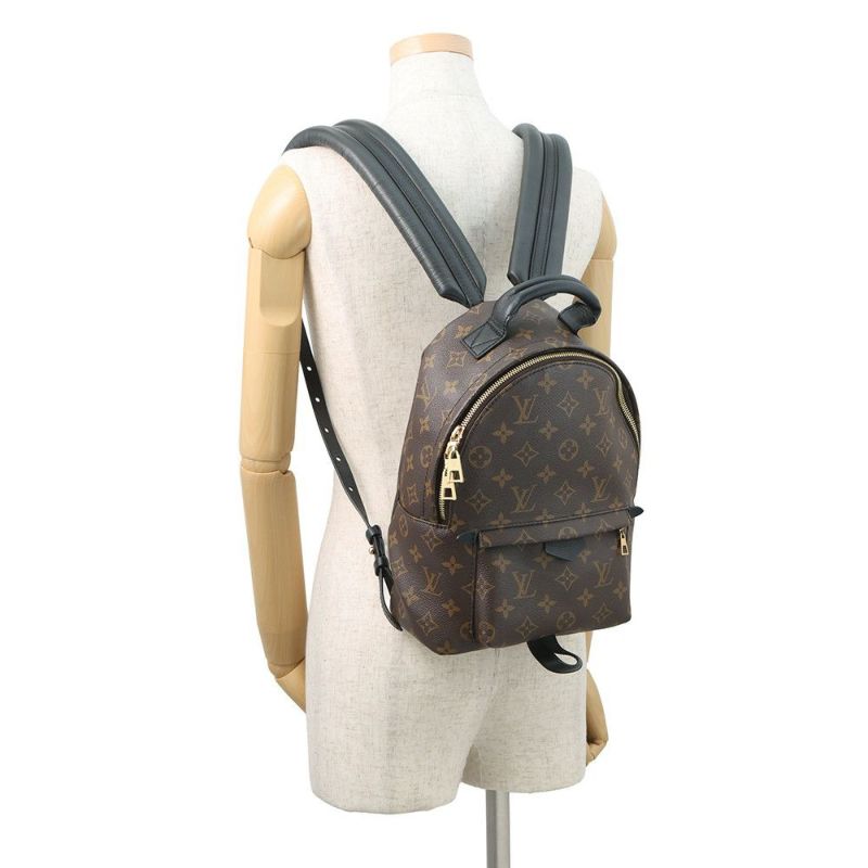 ルイヴィトン リュック モノグラム パームスプリングス バックパック PM M44871 LOUIS VUITTON ヴィトン 黒 ブラック