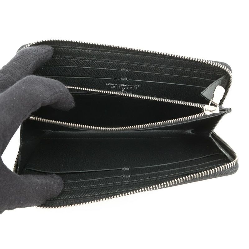 ルイヴィトン モノグラム LV × TM ポルトフォイユ・クレマンス M13408 LOUIS VUITTON 村上隆 黒 ブラック