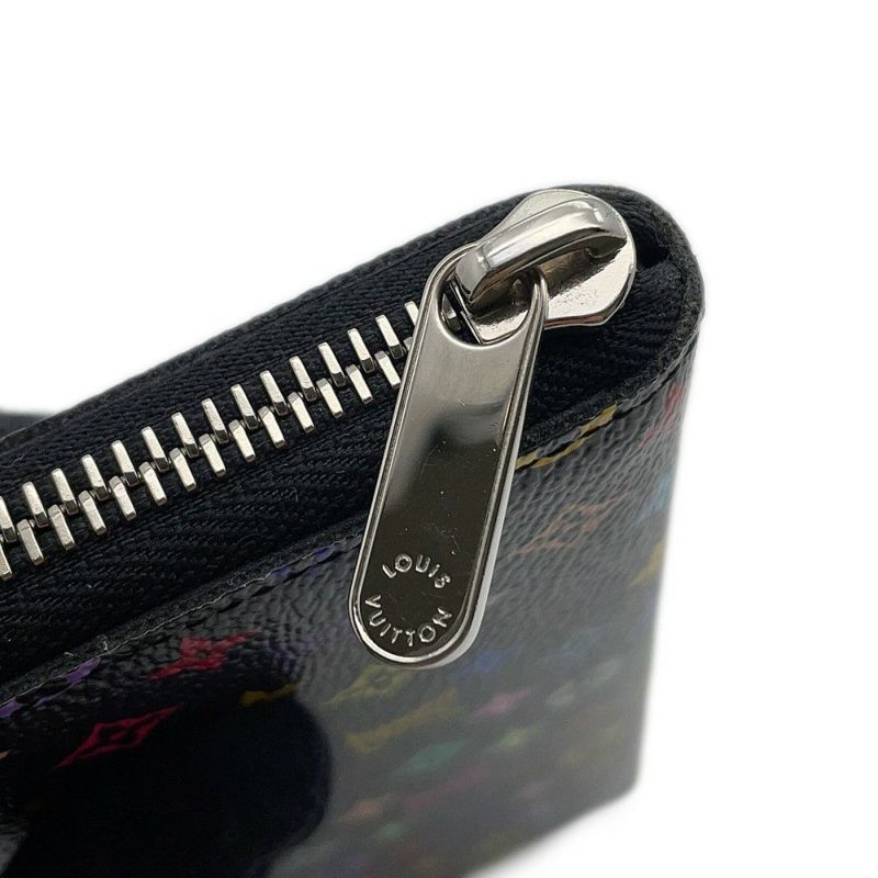 ルイヴィトン モノグラム LV × TM ポルトフォイユ・クレマンス M13408 LOUIS VUITTON 村上隆 黒 ブラック