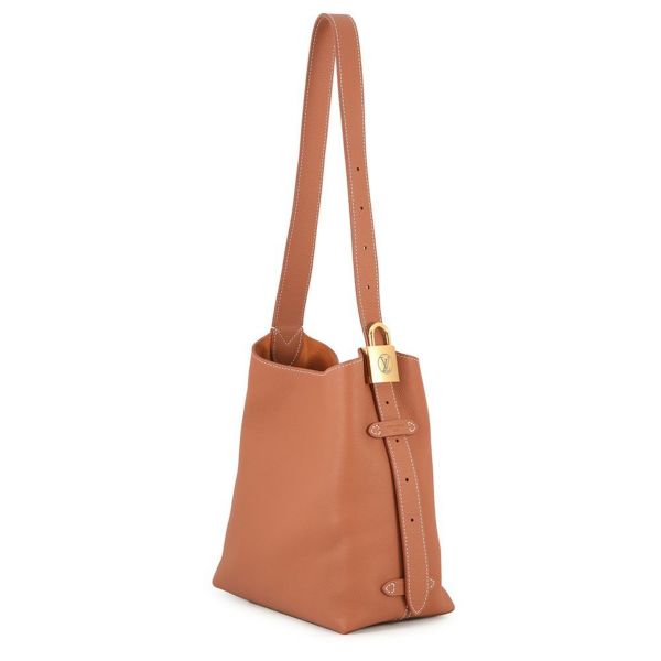 ルイヴィトン ショルダーバッグ カーフレザー ロウキー・ホーボーPM M25354 LOUIS VUITTON