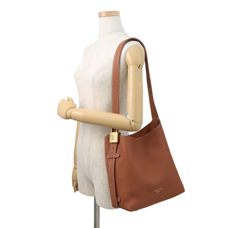 ルイヴィトン ショルダーバッグ カーフレザー ロウキー・ホーボーPM M25354 LOUIS VUITTON