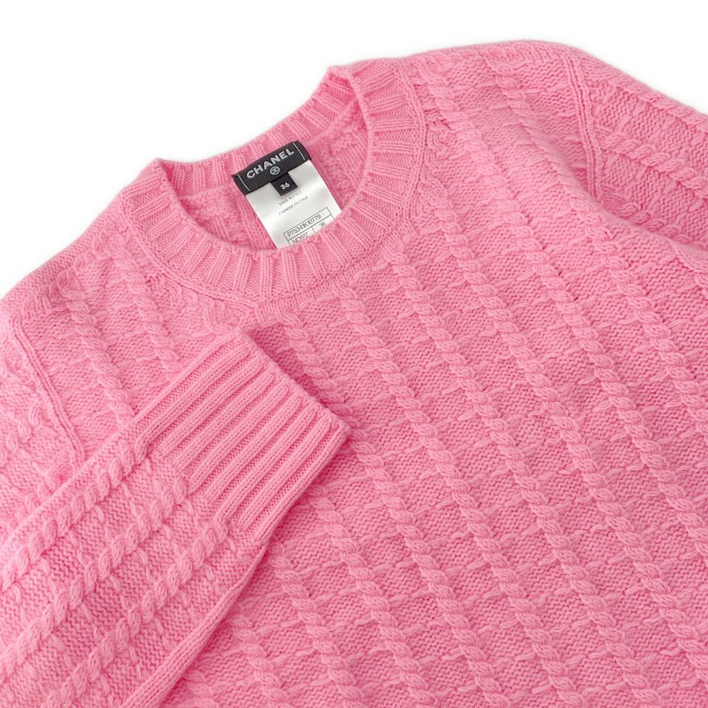 シャネル ニット ココマーク付き セーター レディースサイズ36 P75341 CHANEL トップス