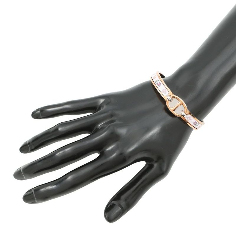 エルメス ブレスレット シェーヌダンクル ミニクリック PM ファニー・アイスクリーム ジャスミン/ピンクゴールド金具