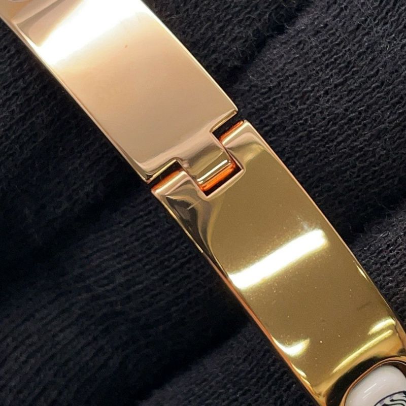 エルメス ブレスレット シェーヌダンクル ミニクリック PM ファニー・アイスクリーム ジャスミン/ピンクゴールド金具