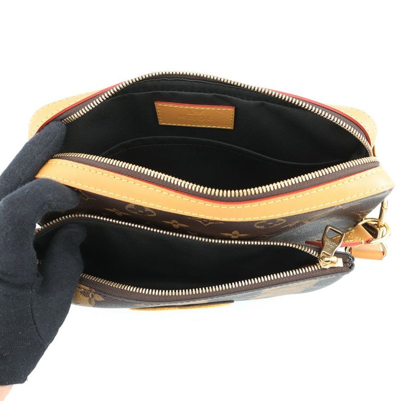 ルイヴィトン ショルダーバッグ モノグラム・ストライプ LVスクエアード トリオ・メッセンジャー M45965 NIGOコラボ