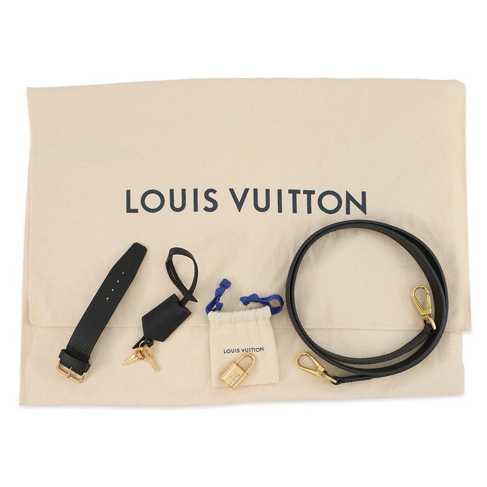ルイヴィトン ハンドバッグ モノグラム・アンプラント モンテーニュBB M45778 LOUIS VUITTON 2way 黒 ブラック