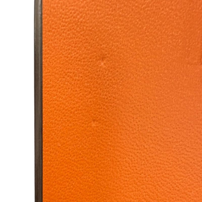 エルメス コインケース カルヴィ デュオ ブラック/シルバー金具 シェブルミゾル W刻印 HERMES 財布 黒