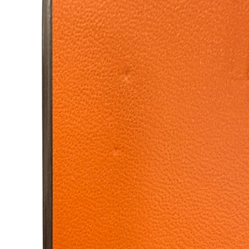 エルメス コインケース カルヴィ デュオ ブラック/シルバー金具 シェブルミゾル W刻印 HERMES 財布 黒