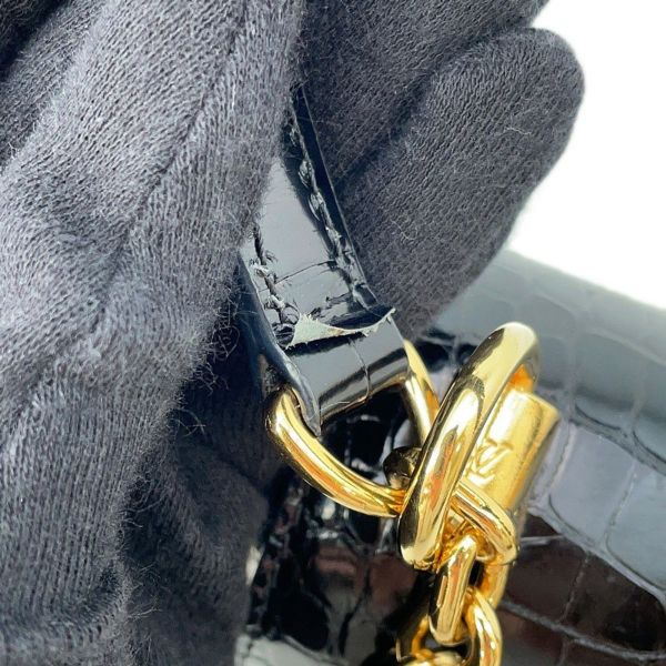 ルイヴィトン チェーンショルダーバッグ クロコダイル ツイストMINI N95388 LOUIS VUITTON バッグ 2way