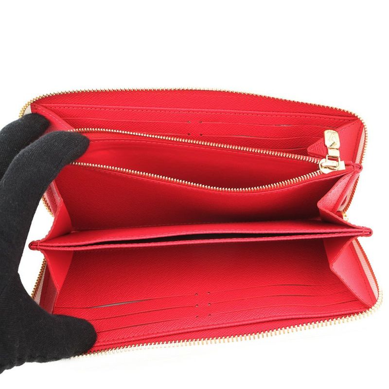 ルイヴィトン 長財布 モノグラム・チェリー LV × TM ジッピー・ウォレット M14240 LOUIS VUITTON 村上隆 白