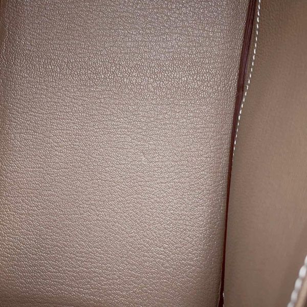 エルメス バーキン25 エトゥープ/ゴールド金具 トゴ W刻印 HERMES Birkin ハンドバッグ