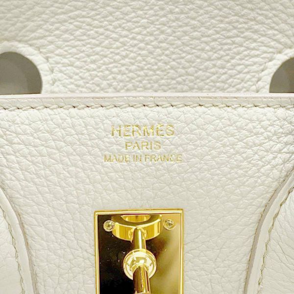 エルメス バーキン25 ベトン/ゴールド金具 トゴ U刻印 HERMES Birkin ハンドバッグ