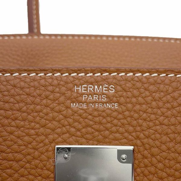 エルメス バーキン30 ゴールド/シルバー金具 トゴ W刻印 HERMES Birkin ハンドバッグ