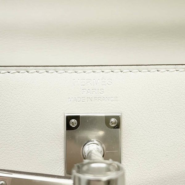 エルメス ハンドバッグ ケリー25 内縫い IN AND OUT ナタ/シルバー金具 スイフト Z刻印 HERMES Kelly 2wayバッグ