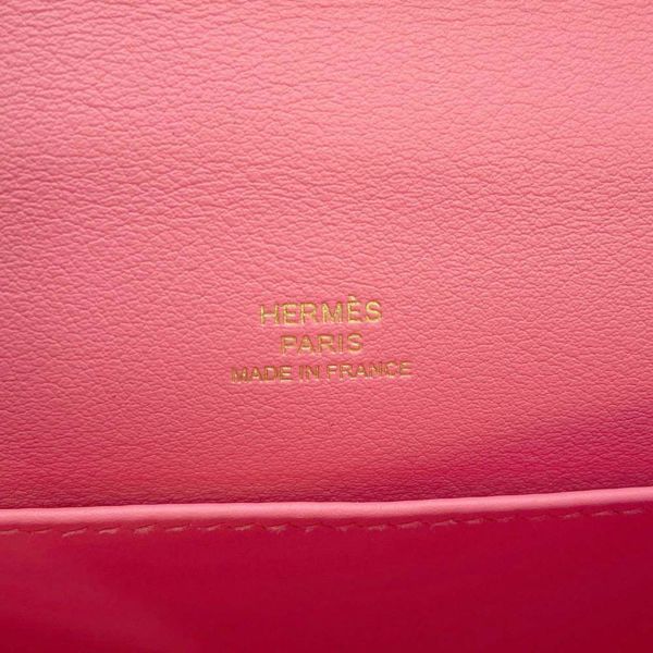 エルメス ハンドバッグ ポシェットケリー ローズアザレ/ゴールド金具 スイフト C刻印 HERMES バッグ