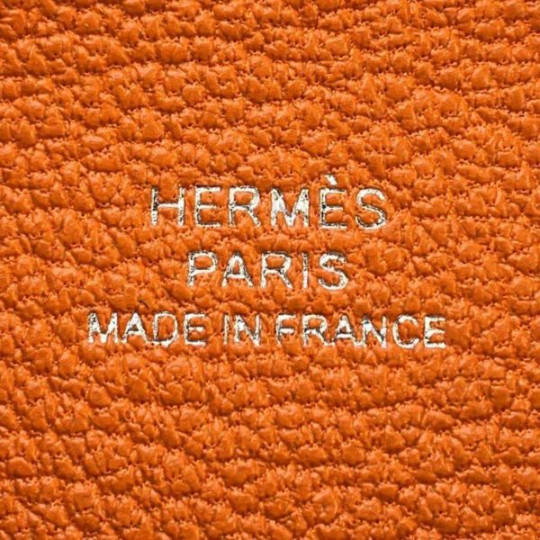 エルメス カードケース カルヴィ フー シェブルミゾル B刻印 HERMES 名刺入れ シェーブル