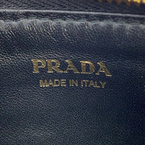 プラダ コインケース スタッズ フラグメントケース レザー 1MC086 PRADA カードケース 財布 黒