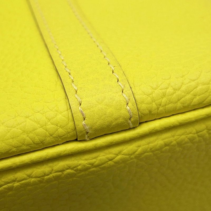 エルメス ハンドバッグ ピコタンロックPM ライム/シルバー金具 トリヨンクレマンス B刻印