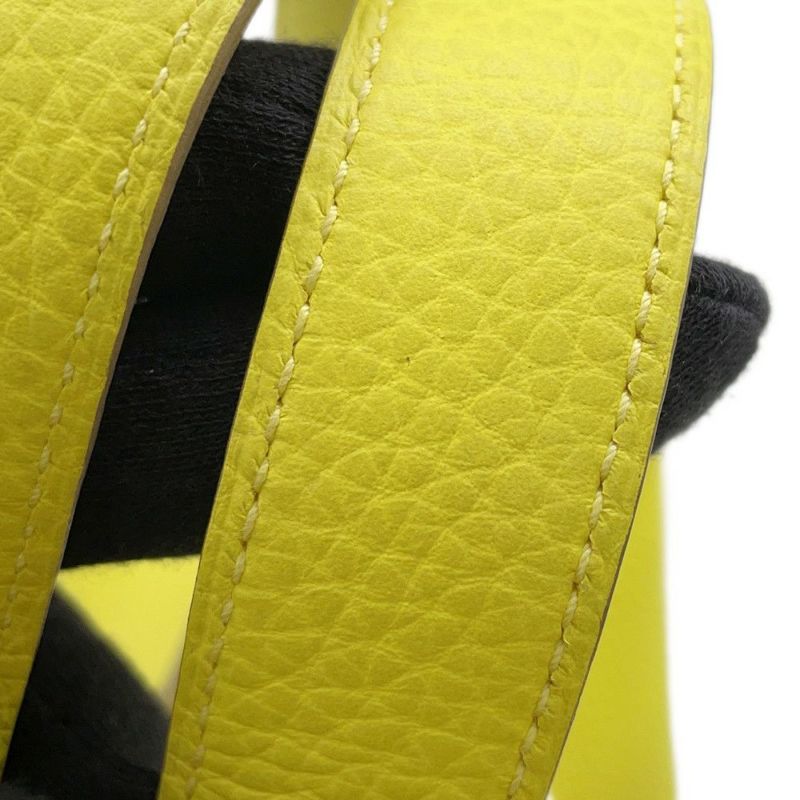 エルメス ハンドバッグ ピコタンロックPM ライム/シルバー金具 トリヨンクレマンス B刻印