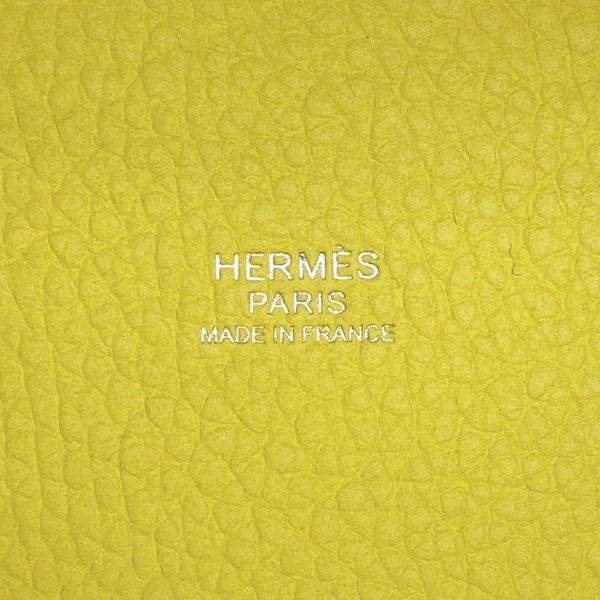 エルメス ハンドバッグ ピコタンロックPM ライム/シルバー金具 トリヨンクレマンス B刻印