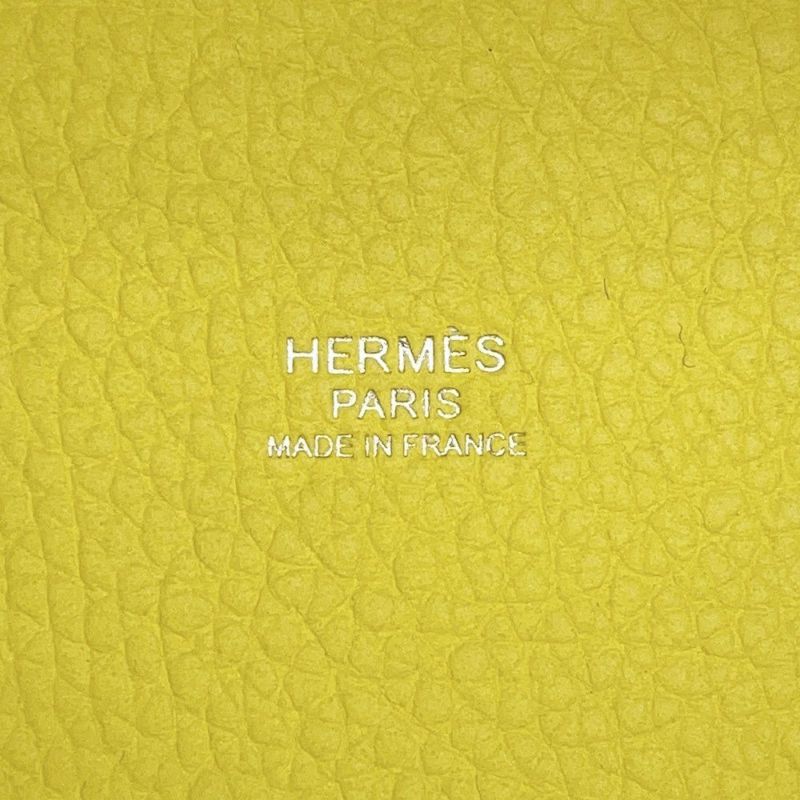 エルメス ハンドバッグ ピコタンロックPM ライム/シルバー金具 トリヨンクレマンス B刻印