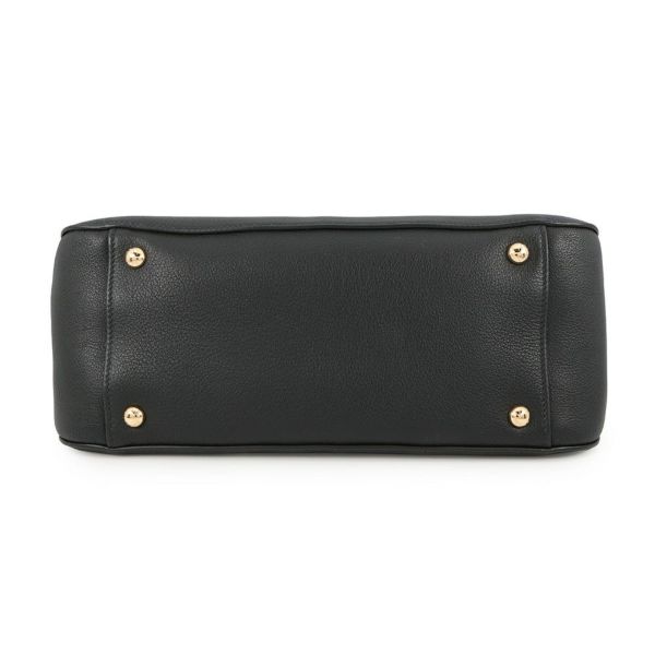 プラダ ハンドバッグ ミディアム トート レザー 1BG533 PRADA 黒