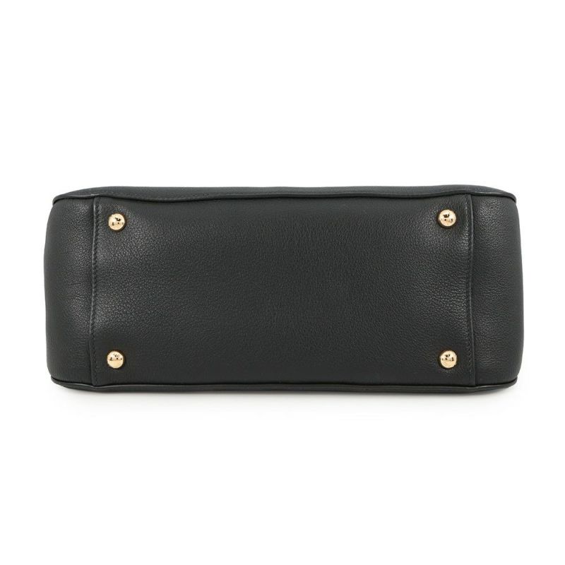 プラダ ハンドバッグ ミディアム トート レザー 1BG533 PRADA 黒