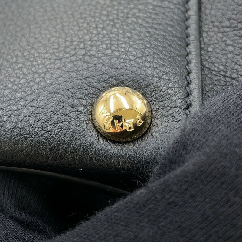 プラダ ハンドバッグ ミディアム トート レザー 1BG533 PRADA 黒