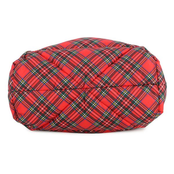 プラダ トートバッグ チェック キルティング ナイロン 2VG082 PRADA