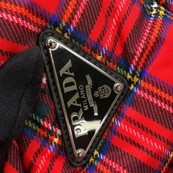 プラダ トートバッグ チェック キルティング ナイロン 2VG082 PRADA