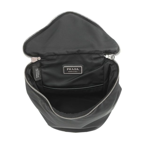 プラダ ショルダーバッグ Re-Nylon トライアングルロゴ ナイロン 2VH147 PRADA 黒