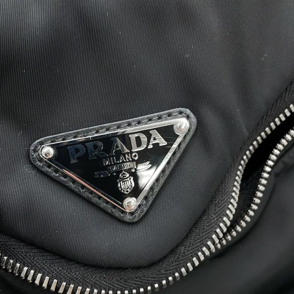 プラダ ショルダーバッグ Re-Nylon トライアングルロゴ ナイロン 2VH147 PRADA 黒