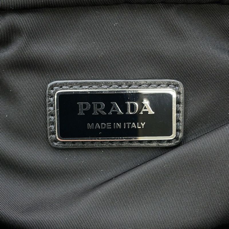 プラダ ショルダーバッグ Re-Nylon トライアングルロゴ ナイロン 2VH147 PRADA 黒