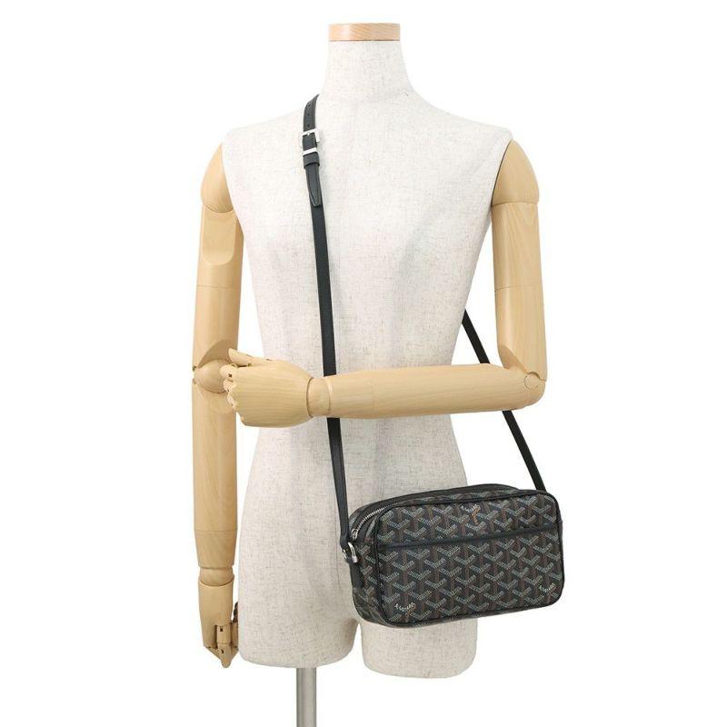ゴヤール ショルダーバッグ カップヴェールPM PVC レザー CAPVE2PMLTY01CL01P GOYARD 黒
