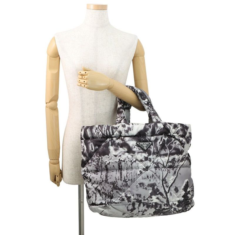 プラダ トートバッグ Re-Nylon パデット プリント キルティング ナイロン 2VG082 PRADA