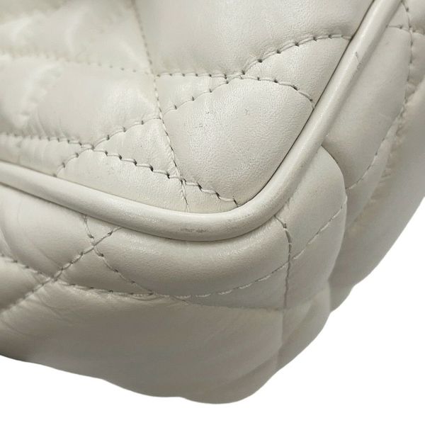 クリスチャン・ディオール ショルダーバッグ マクロカナージュ ディオールキャンプ スモール M1243BNEY 白