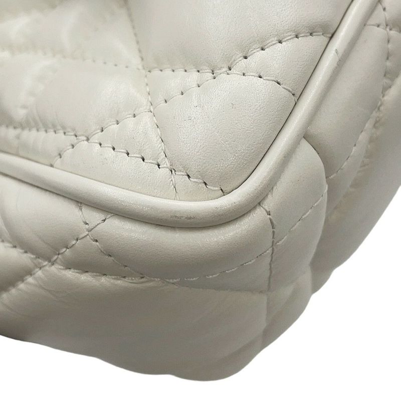 クリスチャン・ディオール ショルダーバッグ マクロカナージュ ディオールキャンプ スモール M1243BNEY 白