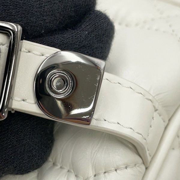 クリスチャン・ディオール ショルダーバッグ マクロカナージュ ディオールキャンプ スモール M1243BNEY 白