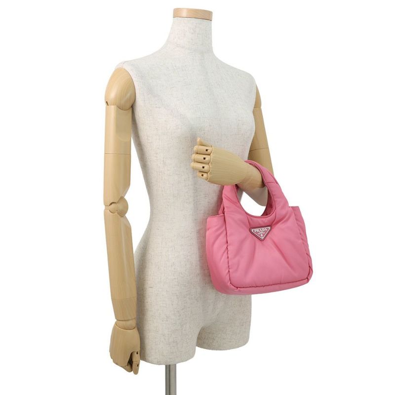 プラダ ハンドバッグ Re-Nylon トライアングルロゴ ミニ ナイロン 1BA359 PRADA 2way