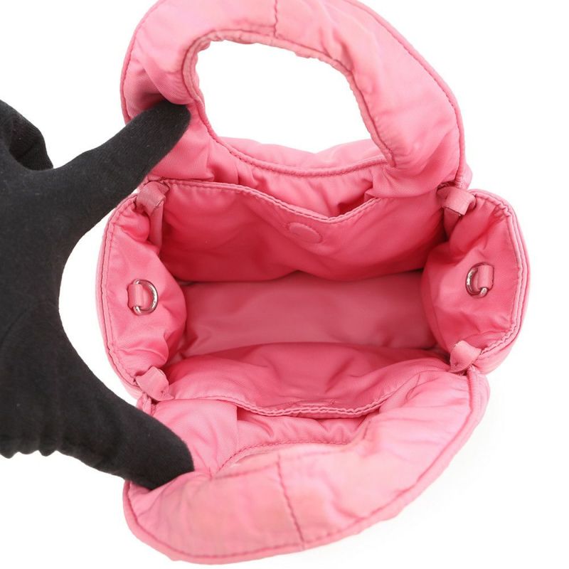 プラダ ハンドバッグ Re-Nylon トライアングルロゴ ミニ ナイロン 1BA359 PRADA 2way