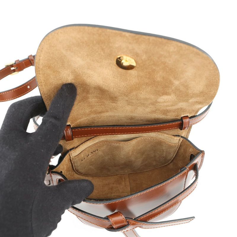 ロエべ ショルダーバッグ ハートモチーフ ゲート デュアル ミニ レザー LOEWE