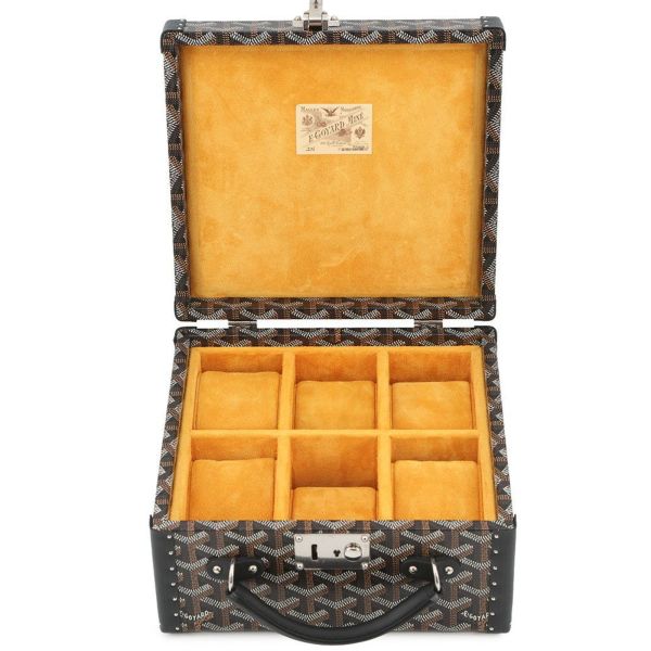 ゴヤール トランク ジュー・ウォッチトランク 6本用 JOUXMMT06TY01CL01P GOYARD 黒 時計