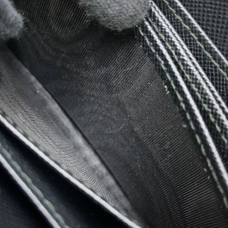 プラダ コインケース サフィアーノ ロゴ レザー 2M1358 PRADA 黒