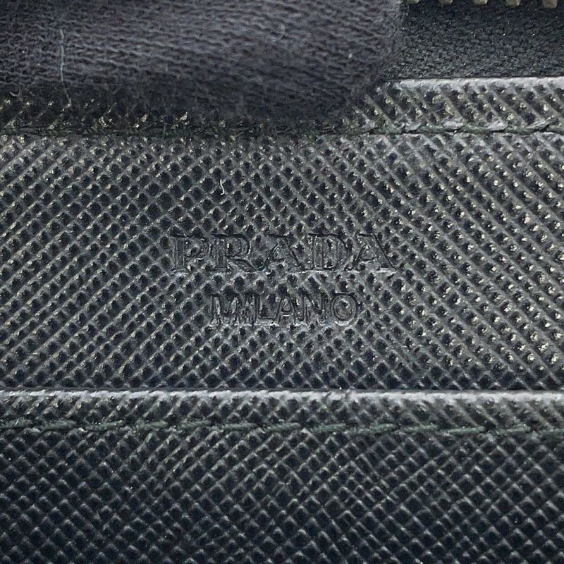 プラダ コインケース サフィアーノ ロゴ レザー 2M1358 PRADA 黒