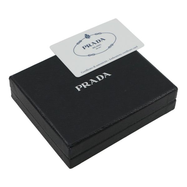 プラダ コインケース サフィアーノ ロゴ レザー 2M1358 PRADA 黒