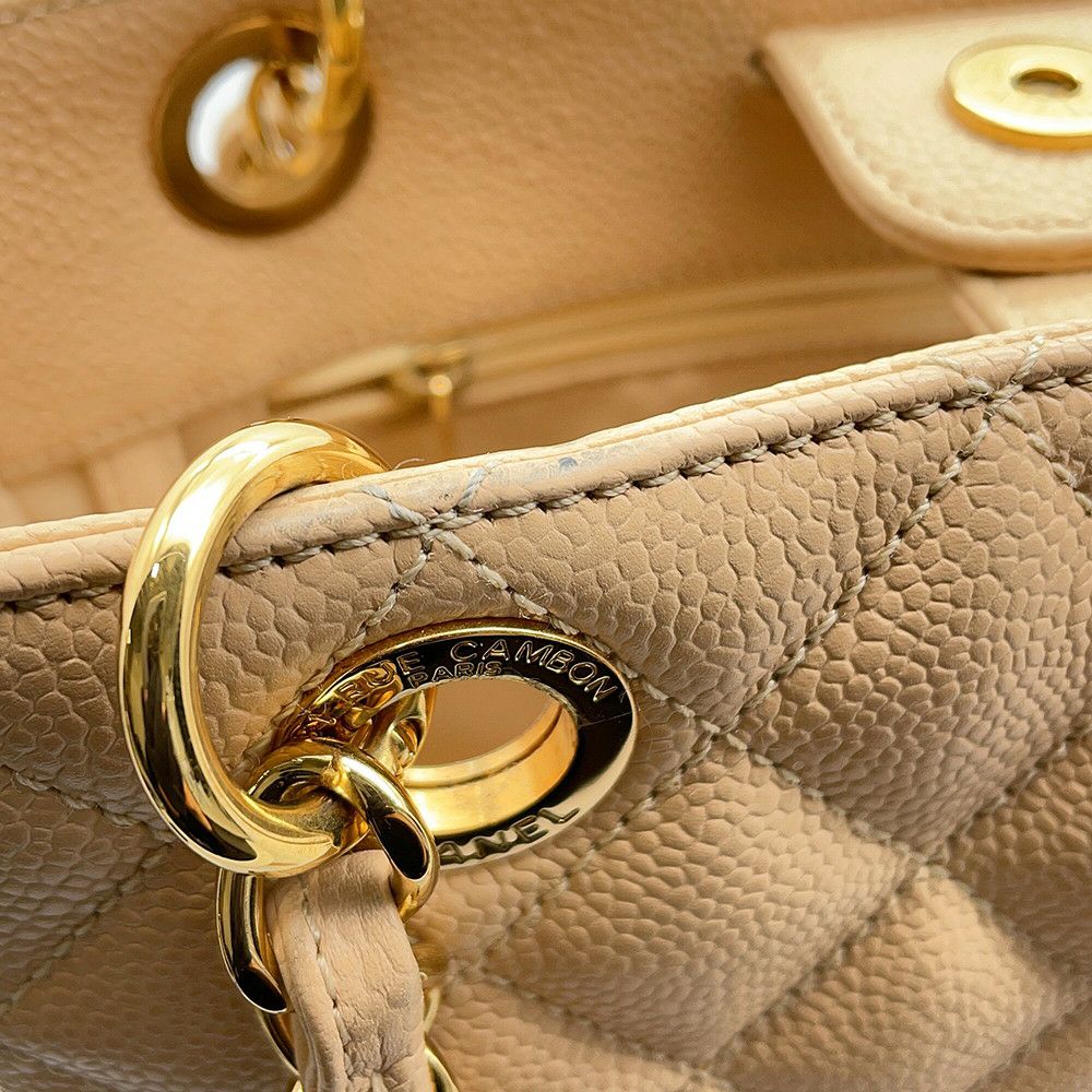 シャネル トートバッグ マトラッセ ココマーク PST キャビアスキン A50994 CHANEL