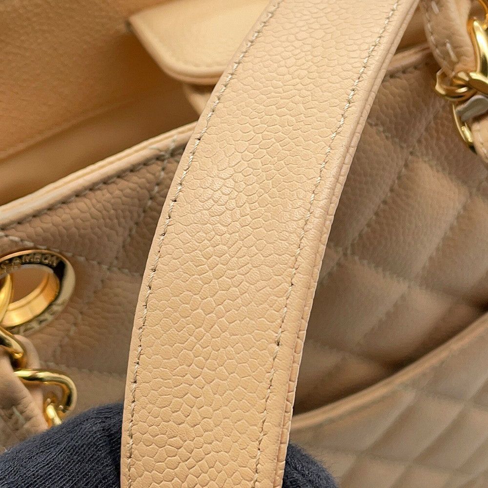 シャネル トートバッグ マトラッセ ココマーク PST キャビアスキン A50994 CHANEL