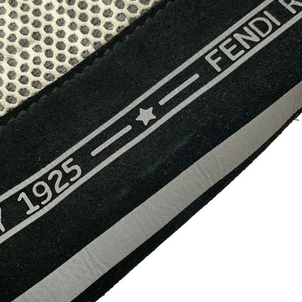 フェンディ リュック ロゴ バックパック ナイロン/メッシュ 7VA466 FENDI 黒 白
